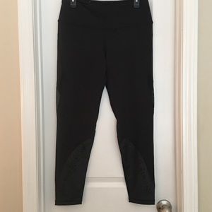 NWOT Knockout Victoria’s Secret Mesh Black Legging